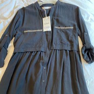 Black flowy ZARA dress!